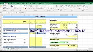 ROI formula explained in 13 sec for full video @azizexcelator7348