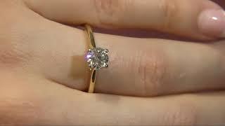 Solitaire Diamond Engagement Ring SR1041