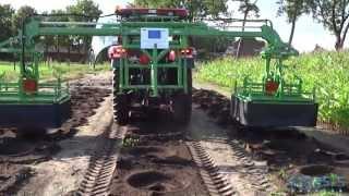 Perfect planting hole for Groasis Waterboxx with multiple capillary drill