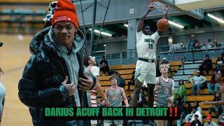 Darius Acuff Back in Detroit Watching Cass Tech!