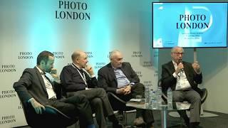 Howard Greenberg, Quentin Bajac, Michael G. Wilson and Anthony D’Offay | Photo London Talks 2016