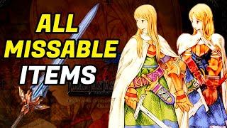 Final Fantasy Tactics All Rarest Missable Items