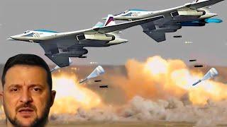 Horrible! How Russian Air Force uses deadly cluster bombs RBC-500 and FAB-250M54