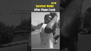 Air India Plane Crash: Lone Survivor Ramesh Vishwaskumar Walks After Plane Crash, Video Goes Viral
