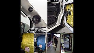 VW Transporter T6 - Drum & Bass Club in a Van - Crazy Audio System - Steg, JL Audio, Helix, GZ