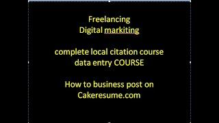 how to post business on cakeresume.com || Local citation || business listings