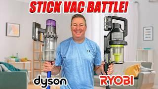 Ryobi Whisper Stick Vac vs Dyson V11:  Which One Wins?"