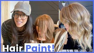 TUTORIAL: OPEN AIR balayage HAIR PAINTING w/ Redken Pods & Balay Powder!