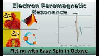 Fitting EPR Spectra using EasySpin in Octave (free alternative to Matlab)