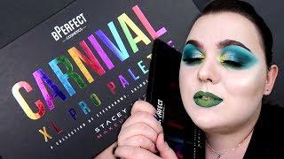 MY NEW LOVE !!! bPerfect Carnival XL Pro palette (ALL SWATCHES) | FIRST IMPRESSION | REVIEW