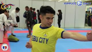 Cebu’s karate jewel James Delos Santos wins PNG kata gold for 6th time