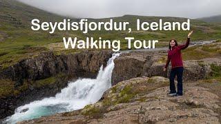 Seydisfjordur Iceland Walking Tour - Blue Church, Waterfalls, Fjords & Wildflowers #icelandtravel