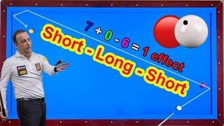 3 Cushion billiards tutorial Daniel Sanchez Short - Long - Short system