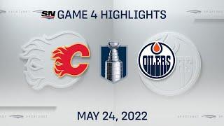 NHL Game 4 Highlights | Flames vs. Oilers - May 25, 2022