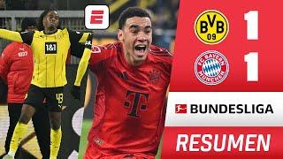 BAYERN MUNICH logró EMPATE AGÓNICO 1-1 vs DORTMUND en DER KLASSIKER con GOL DE MUSIALA | Bundesliga