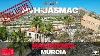 HVH-JASMAC 365.000€ Macisvenda Murcia, Spain Villa with heated pool and solar System walk to Village