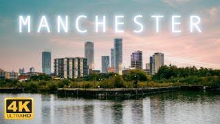 Manchester, England  | 4K Drone Footage (With Subtitles)