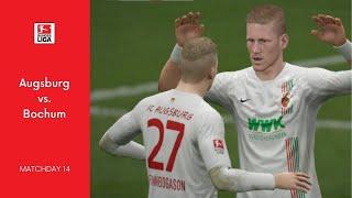 FC Augsburg - VFL Bochum 4-2 | Highlights | Matchday 14 - Bundesliga 2021/22 | FIFA 16