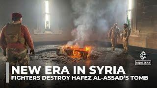 New era in Syria: Opposition fighters destroy Hafez al-Assad’s tomb, vows security and stability