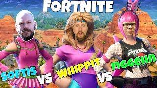 SOFTIS VS FIGGEHN VS WHIPPIT i öknen i Fortnite *Playground*