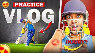 INDOOR Practice for the FIRST TIME| Cricket Cardio Injured? SIX Hitting Session