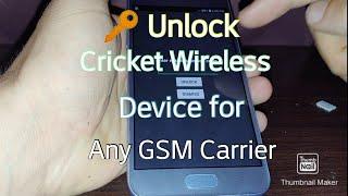 How to Unlock cricket wireless phone