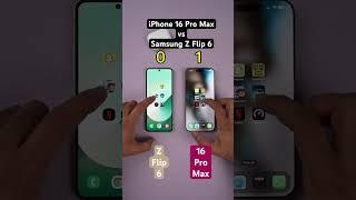 iPhone 16 Pro Max vs Samsung Z Flip 6 SpeedTest