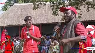 HON VICE PRESIDENT JOHN BAPTIST NAMBESHE SPEECH INFRONT OF H.E PRESIDENT BOBI WINE IN SOROTI