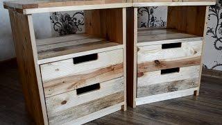 Nightstands from pallets