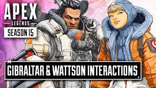 *NEW* Wattson and Gibraltar Interaction Voicelines - Apex Legends Season 15