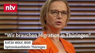 "Wir brauchen Migration in Thüringen" - Katja Wolf (BSW) | ntv