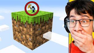 Locked on One GIANT Block in Minecraft