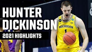 Hunter Dickinson 2021 NCAA tournament highlights