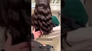 Hollywood Curls With straightener | Quick & Easy Hairstyle | Beginners Friendly Tutorial #shorts