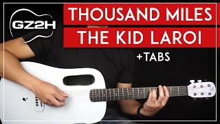 Thousand Miles Guitar Tutorial The Kid LAROI Guitar Lesson |Intro Riff + Easy Chords|