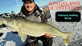 Book Your Trip On Lake Winnipeg Today! Kingsland Outfitting! February so far!