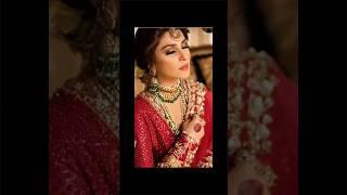 choose your favourite look beautiful Pakistani actress ayeza khan different bridal look 