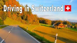 Switzerland | Wonderful car ride with beautiful landscapes and villages in Switzerland