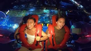 boobs slip show nipples slingshot slingshotride best moments  slingshot ride oops