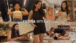 Rotina antes da casa acordar, cozinhando com a Sarah e adaptação dela na escola