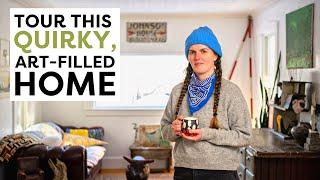 Tour This Quirky Maine Home Filled With Art  | Handmade Home | HGTV Handmade