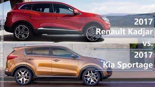 2017 Renault Kadjar vs 2017 Kia Sportage (technical comparison)