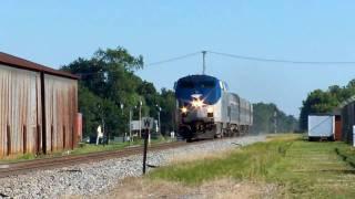 80mph Amtrak Through De Soto