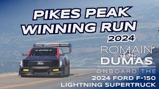 Romain Dumas Becomes the PPIHC 2024 King of the Mountain | PIKES PEAK WINNING Race Day Onboard