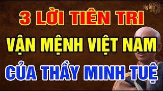 LỜI TIÊN TRI Đúng Đến Không Ngờ Của Thầy THÍCH MINH TUỆ | Ngẫm Sử Thi