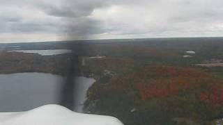 Haliburton - Stanhope Airport landing in a Zenair CH-300