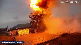 Rocket Factory Augsburg RFA ONE First Stage Static Fire Anomaly