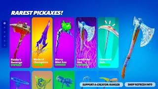 Top 40 RAREST Pickaxes in Fortnite History