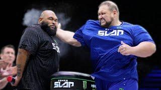 Is this the BIGGEST Super Heavyweight KO?  | Da Hawaiian Hitman vs Denis Vildanov | Power Slap 11