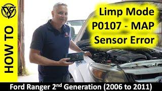 Fixing a 2010 Ford Ranger Mazda BT50 3.0L Diesel MAP Sensor - Check Engine Light & Limp Mode - P0107